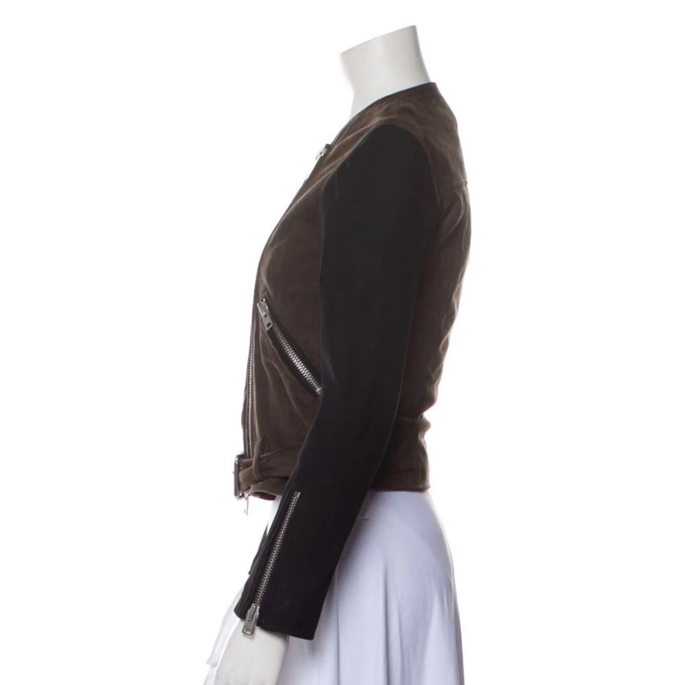 AllSaints Leather Biker Jacket - Picture 2 of 3
